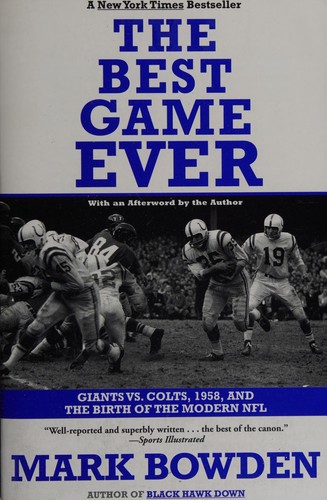 The Best Game Ever 1958 Colts Vs. Giants Sports Illustrated Cover by Sports  Illustrated