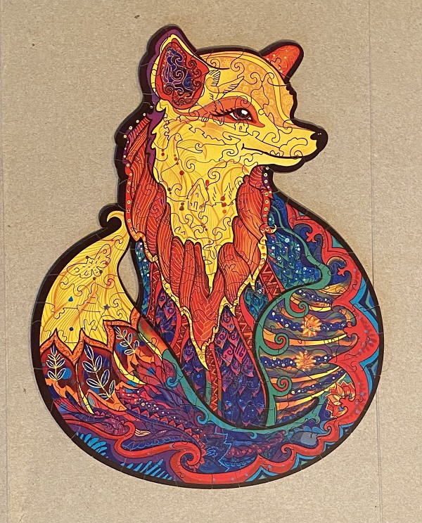 Fox Wooden Puzzle 11.6x16.5 inches