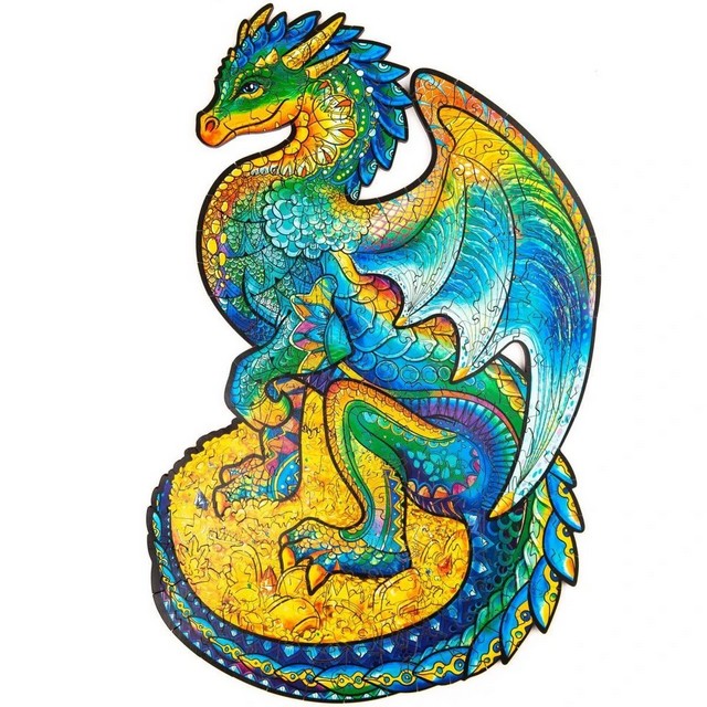 Dragon Wooden Puzzle 11.6x16.5 inches