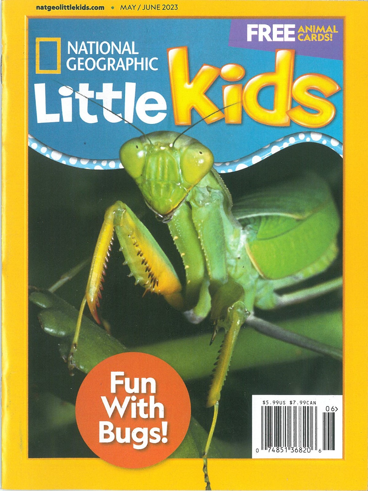NATIONAL GEOGRAPHIC LITTLE KIDS ISSUE OF MAY/JUNE 2022