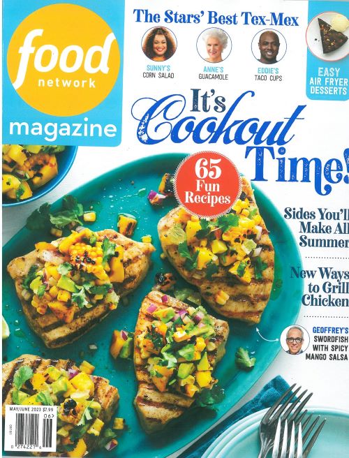 FOOD NETWORK MAGAZINE ISSUE OF MAY/JUNE 2022