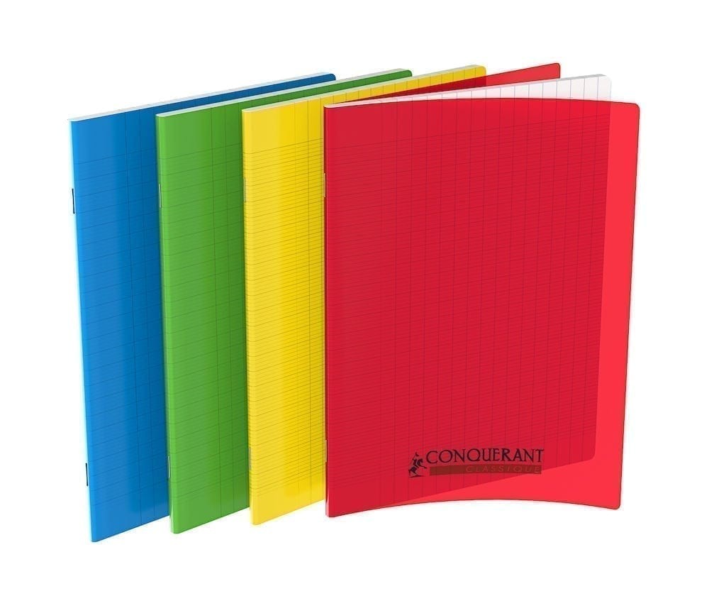 Notebook Piq. Polypro 21X29.7 96 Pages 90G Seyes Assorted