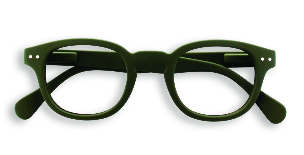 Izipizi Reading Glasses #C Kaki Green +1.50