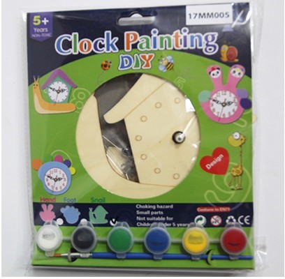 Artist Painting Set Clock