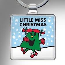 Little Miss Christmas Keyring