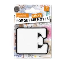 FORGET ME STICKY NOTES E