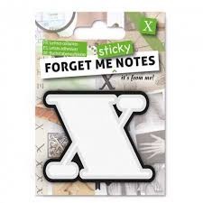 FORGET ME STICKY NOTES X