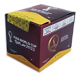 PANINI FIFA WORLD CUP QATAR 2022 BOX OF 50 STICKER PACKS