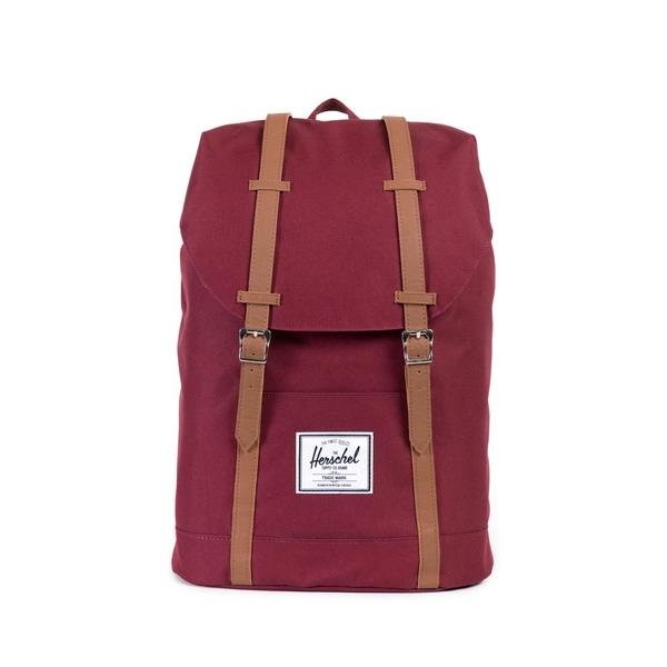 Herschel Retreat Backpack Windsor Wine/Tan Synthetic Leather
