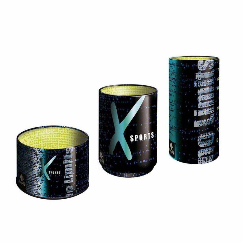 XSPORTS THREE METAL CANS