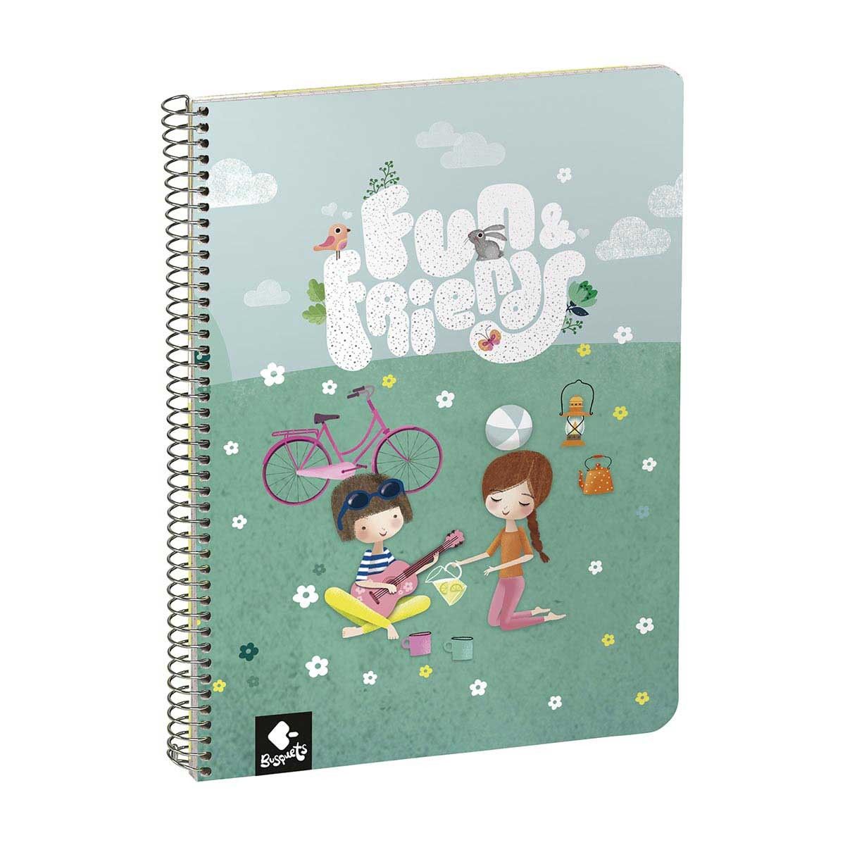 FRIENDS NOTE BOOK A5 LINED 80 SHEETS 14.8X21CM