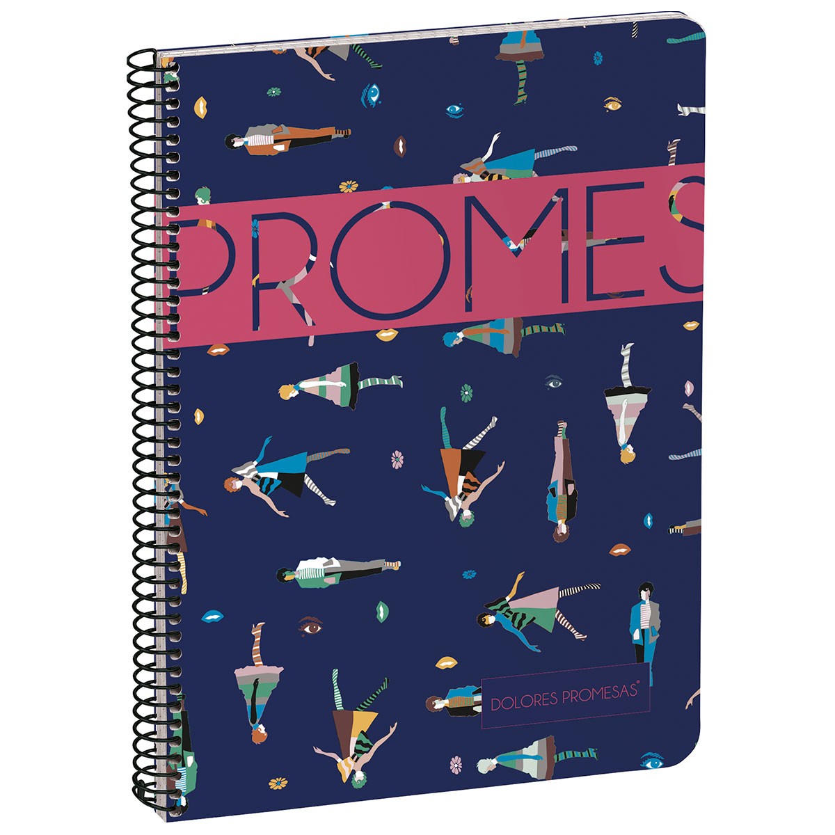 DOLORES PROMESAS NOTE BOOK A5 SQUARED 80 SHEETS 14.8X21CM