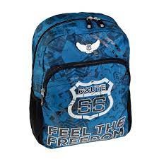 ROUTE 66 SCHOOL BACKPACK 29X40X12CM