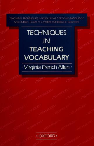 Techniques In Teaching Vocabulary
