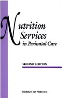 Nutrition Services In Perinatal Care: Second Edition