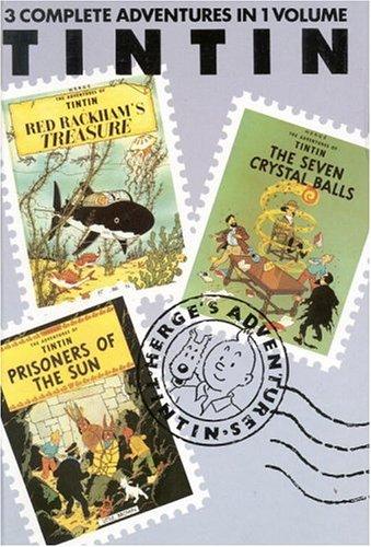 The Adventures Of Tintin - Red Rackham’s Treasure / The Seven Crystal Balls / Prisoners Of The Sun  (3 Complete Adventures In 1 Volume, Vol. 4)