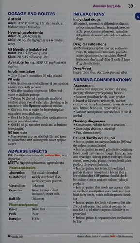 Mosby’s Drug Guide For Nursing Students, 10E