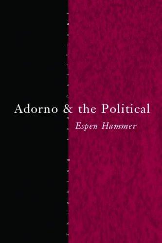 Adorno And The Political (Thinking The Political)