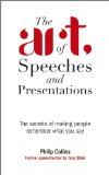 The Art Of Speeches And Presentations: The Secrets Of Making People Remember What You Say