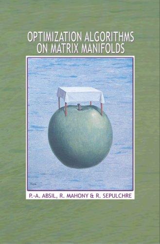 Optimization Algorithms On Matrix Manifolds
