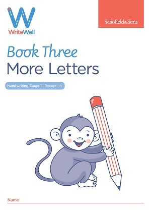 Writewell Book Three More Letters Handwriting Stage 1 Reception