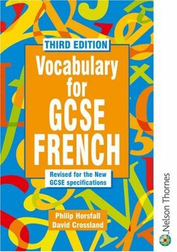 Vocabulary For Gcse French
