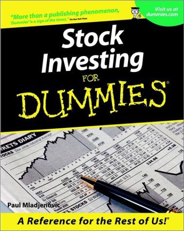 Investing on the stock market for dummies rule number one book investing
