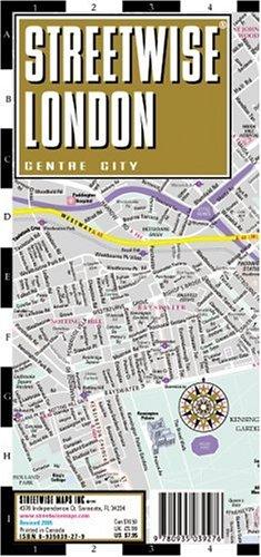 Streetwise London Map - Laminated City Center Street Map Of London, England