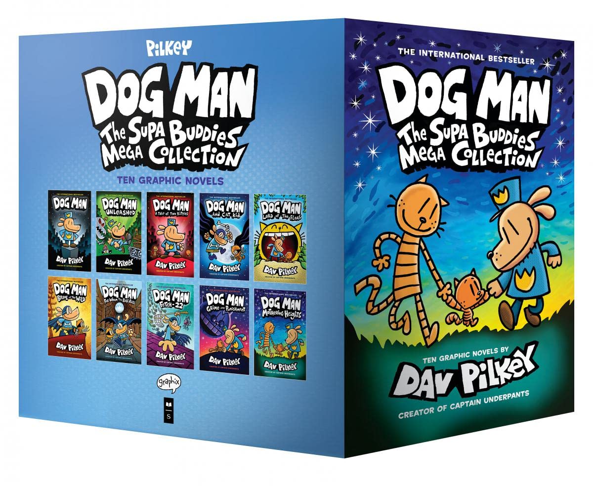 Dog Man: The Supa Buddies Mega Collection: From the Creator of Captain Underpants (Dog Man #1-10 Box