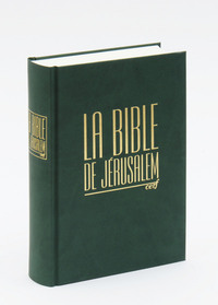BIBLE DE JERUSALEM COMPACTE RELIEE VERTE