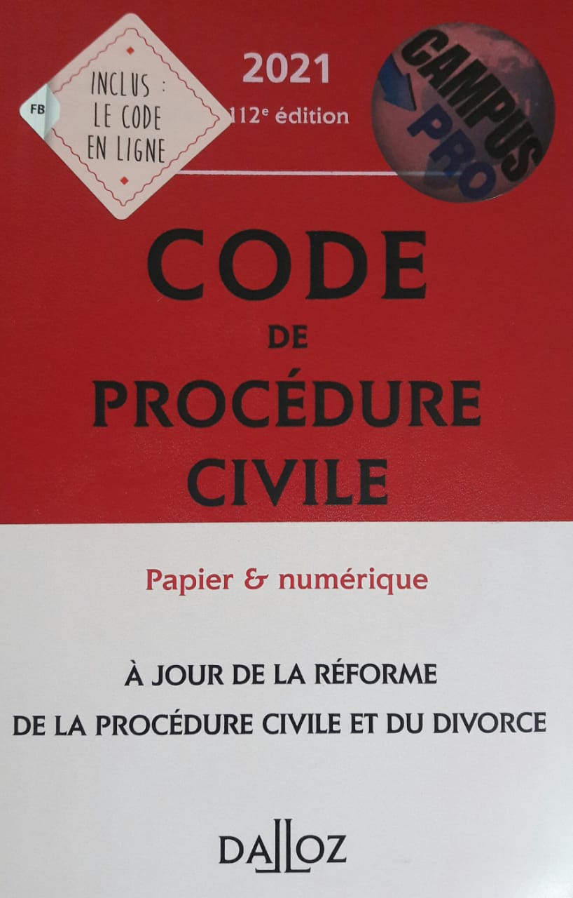 CAMPUS Code de procédure civile 2021, annoté