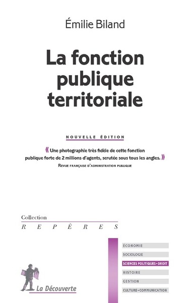 LA FONCTION PUBLIQUE TERRITORIALE (NOUVELLE EDITION)