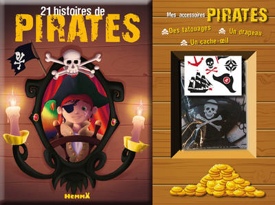 21 histoires de pirates - Avec des tatouages, 1 drapeau et 1 cache-oeil
