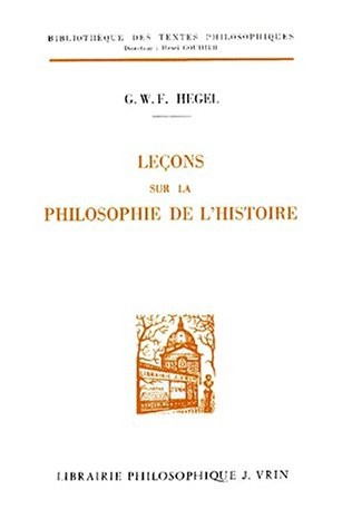 Leçons Sur La Philosophie De L’histoire, 1987