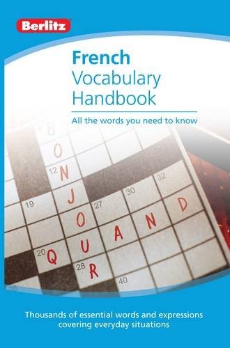 French Vocabulary Berlitz Handbook